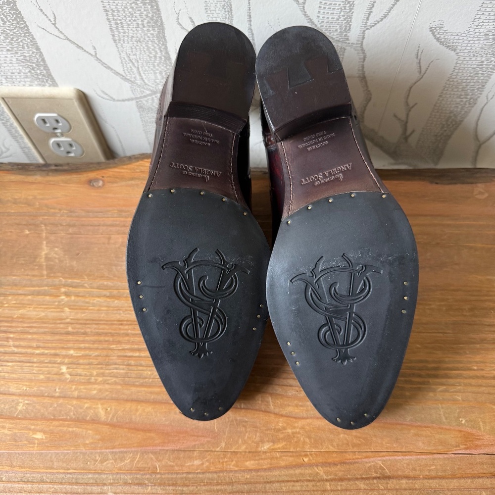 NIB The Office of Angela Scott Mrs. Doubt Colorblock Brogue Oxford- Size 37.5 - Picture 10 of 13